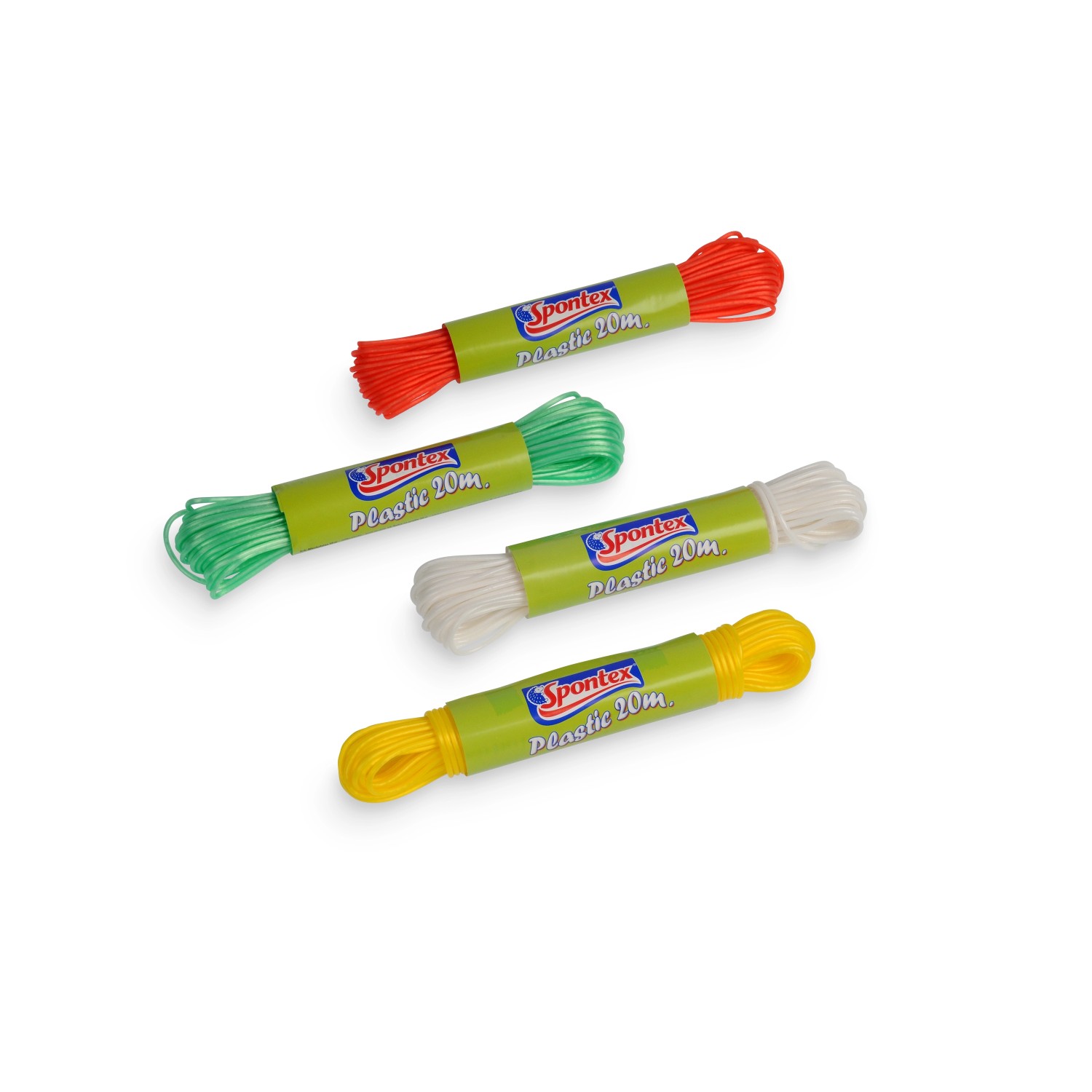 Spontex Šňůra na prádlo plastová, různé barvy, 1 ks, 20 m