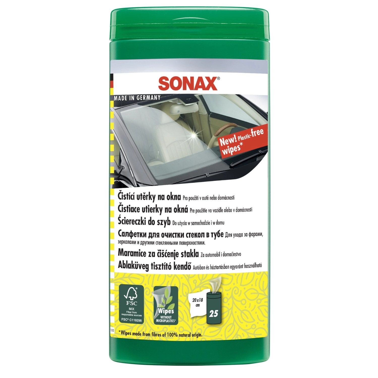 SONAX Utěrky na okna 25 ks