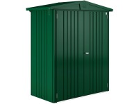 Biohort Plechový zahradní domek Europa 1 tmavě zelená, 84 x 172 cm