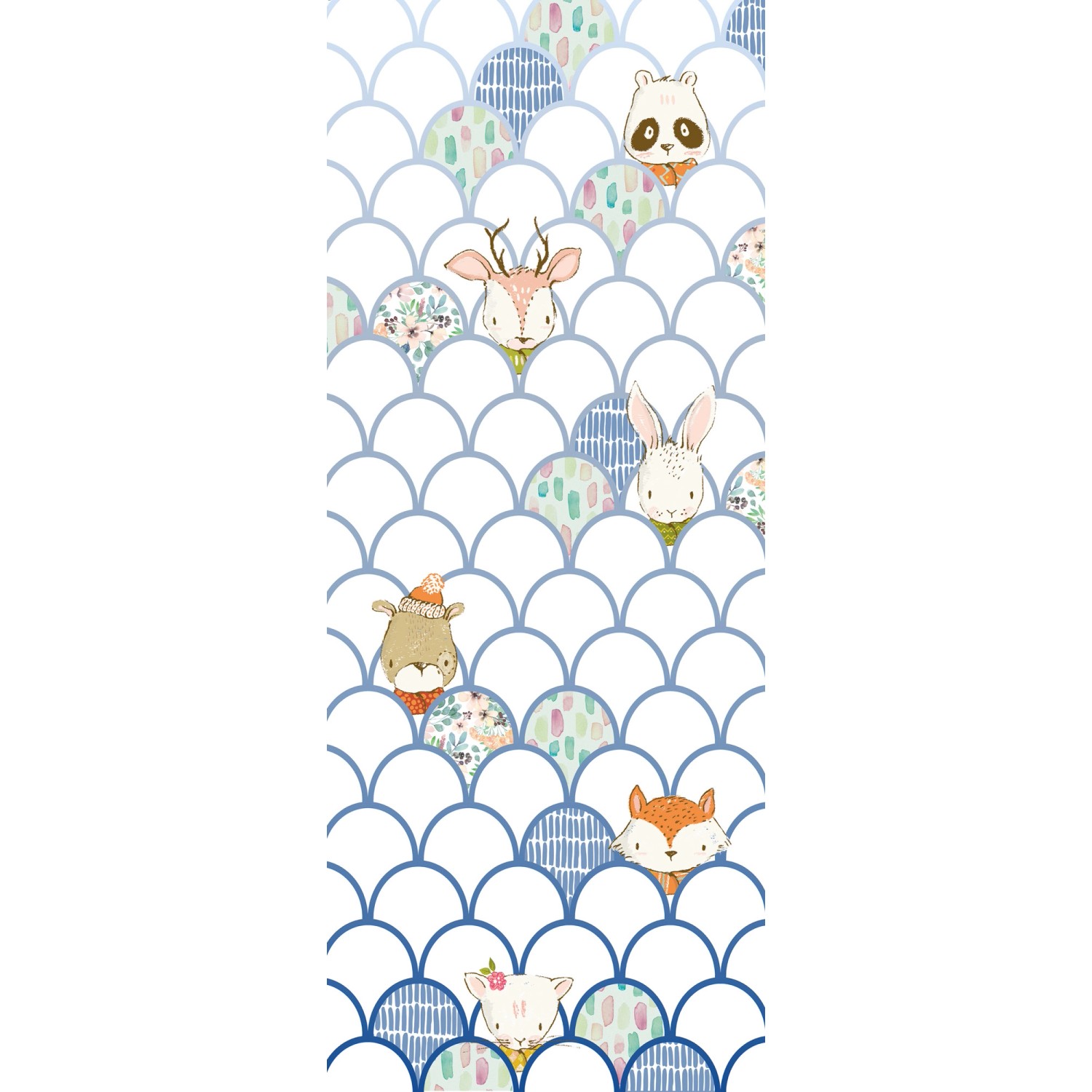 Komar Vliesová fototapeta Shelly White 100 x 250 cm