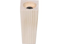 Nábytková noha čtyřhranná smrk rozměr 55 mm / 40 mm x 130 mm