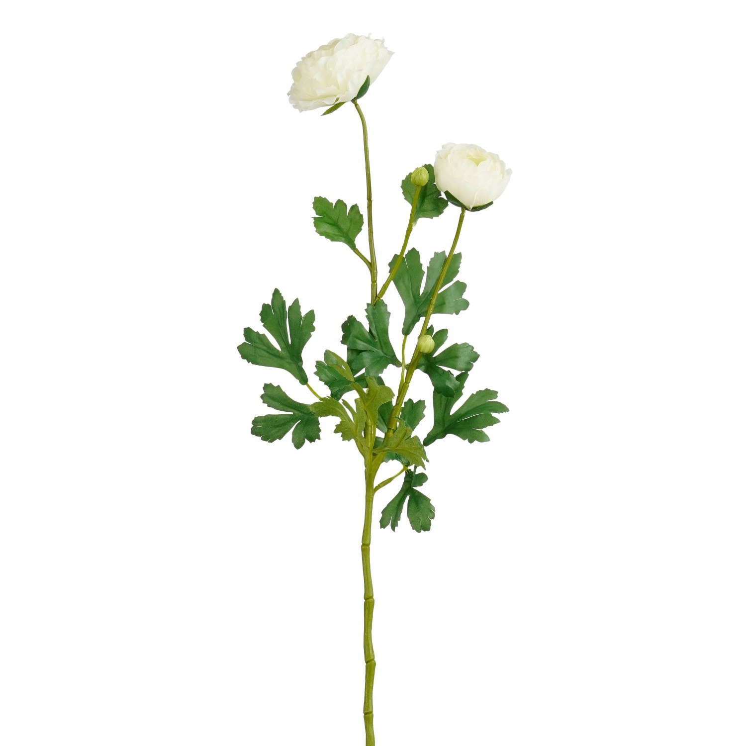 Mica Umělá květina pryskyřník krémový 70 cm