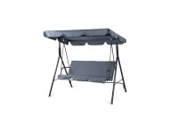 Zahradní houpačka Hollywood, antracit, 110 x 170 x 160 cm