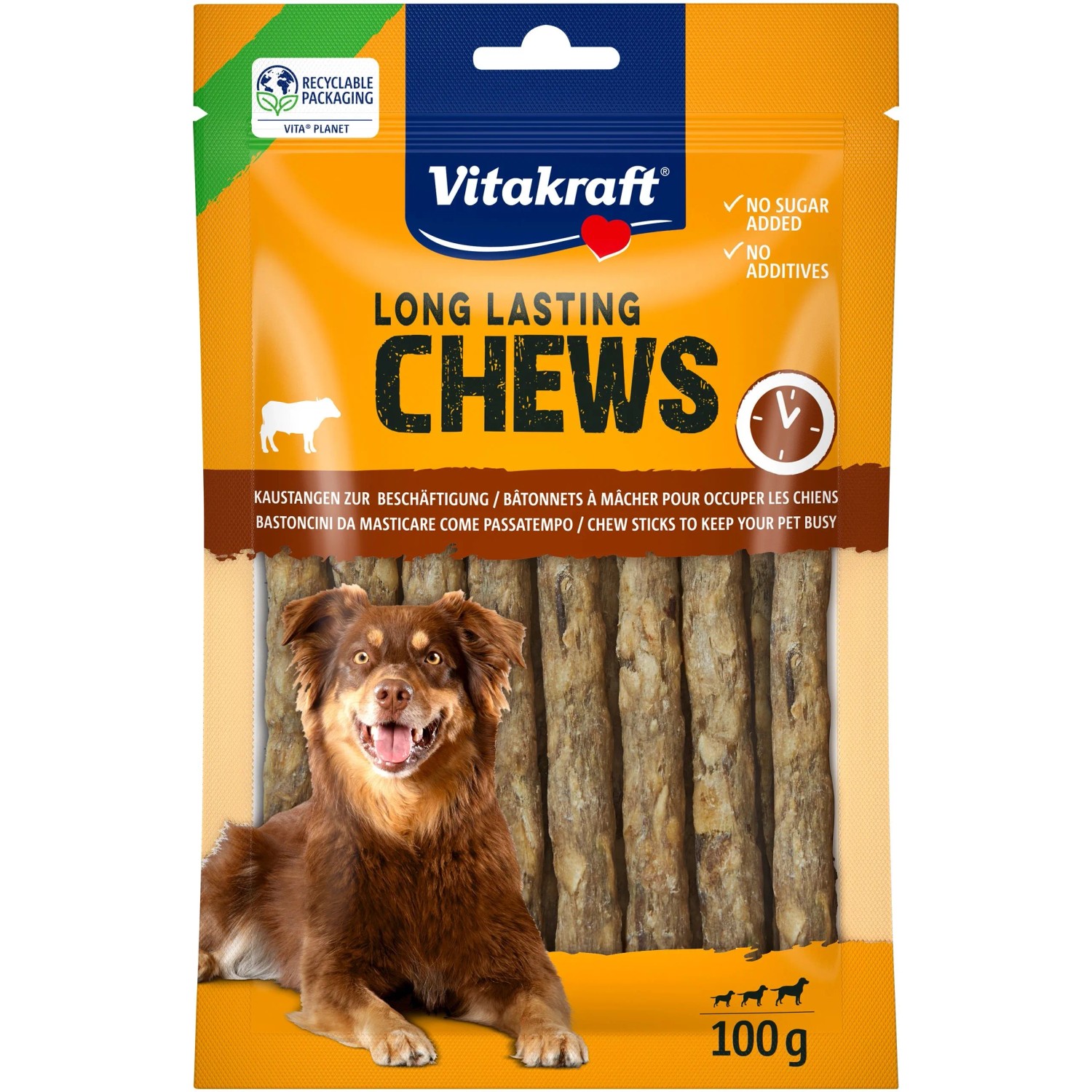 Vitakraft Pochoutka pro psy CHEWS Munchy sticks 100 g