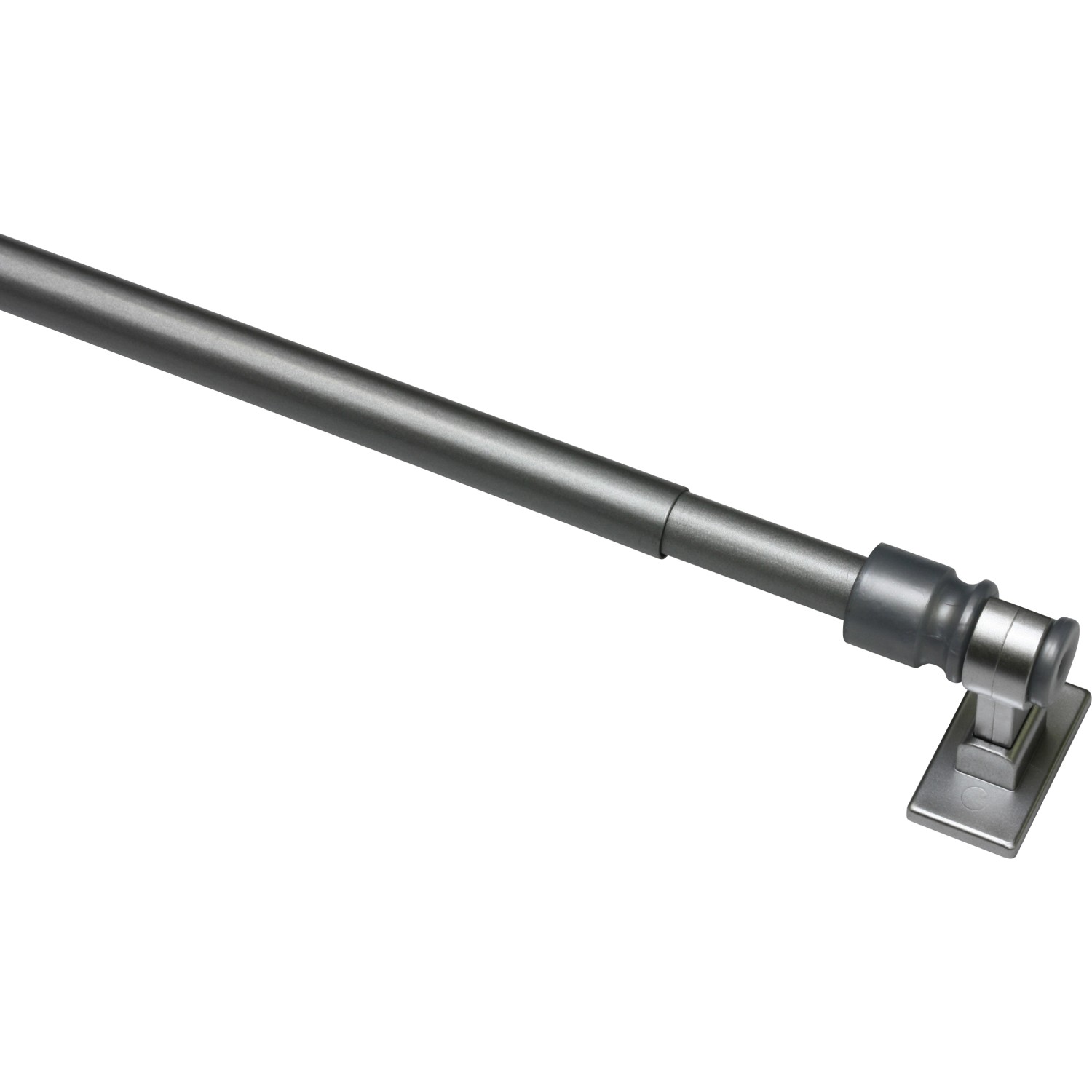 Gardinia Kavárenská tyčka California, stříbrná matná, pr. 12 mm, 85 - 135 cm