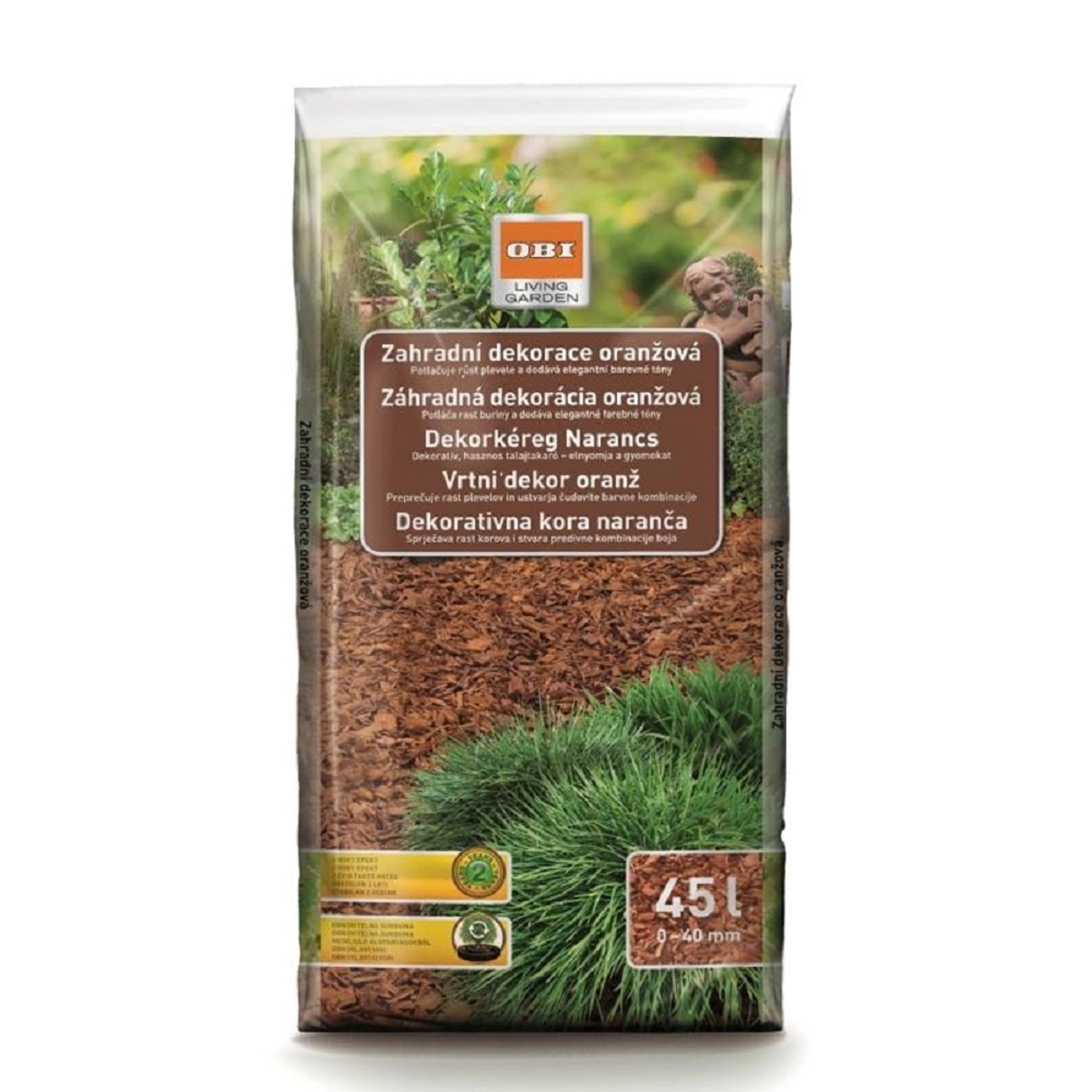 OBI Zahradní dekorace oranžová 45 l