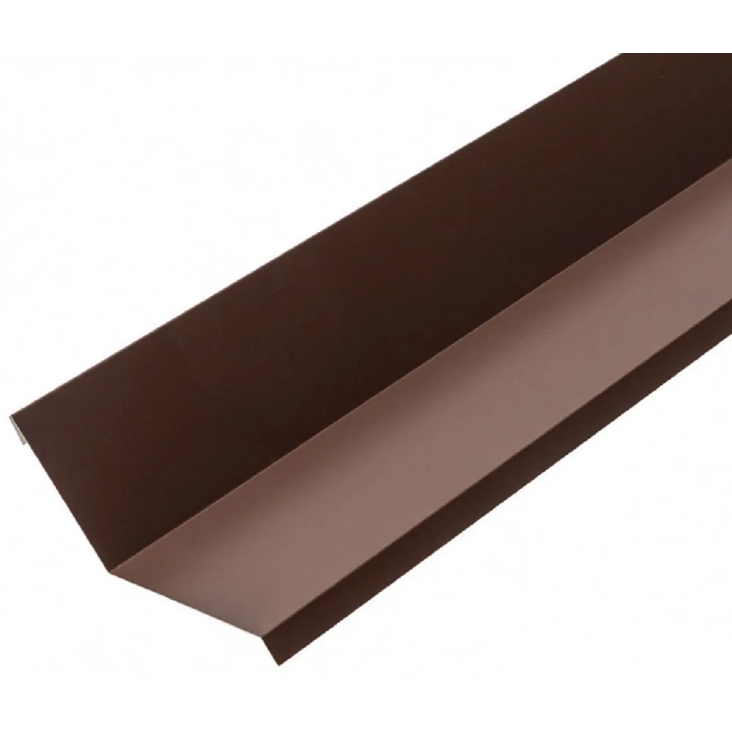 COVERNIT Lemování ke zdi CLASSIC vrchní RAL 8017 hnědé 2000 x 85/93 mm