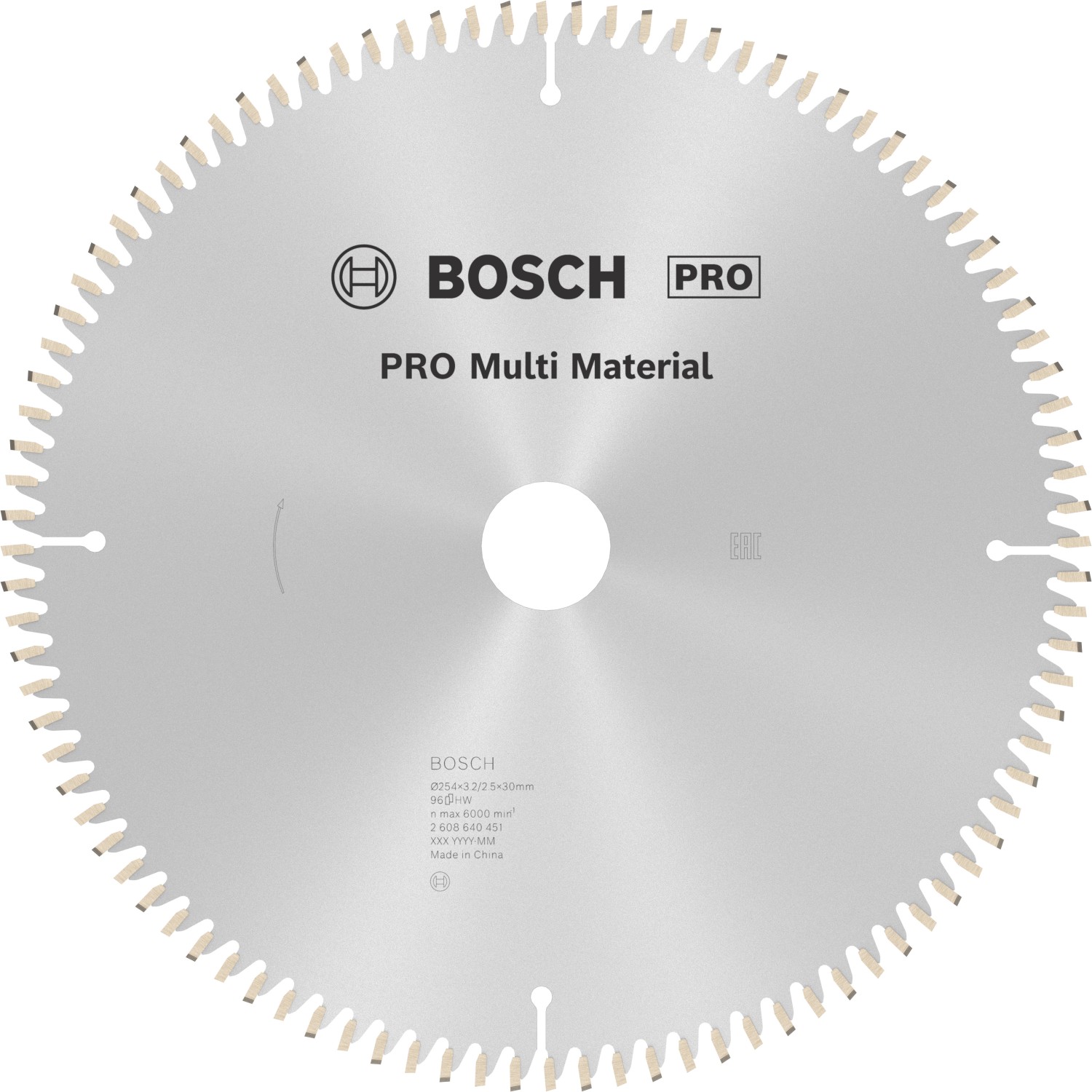 Bosch Pilový kotouč PRO Multi Material, pr. 254 x 30 mm