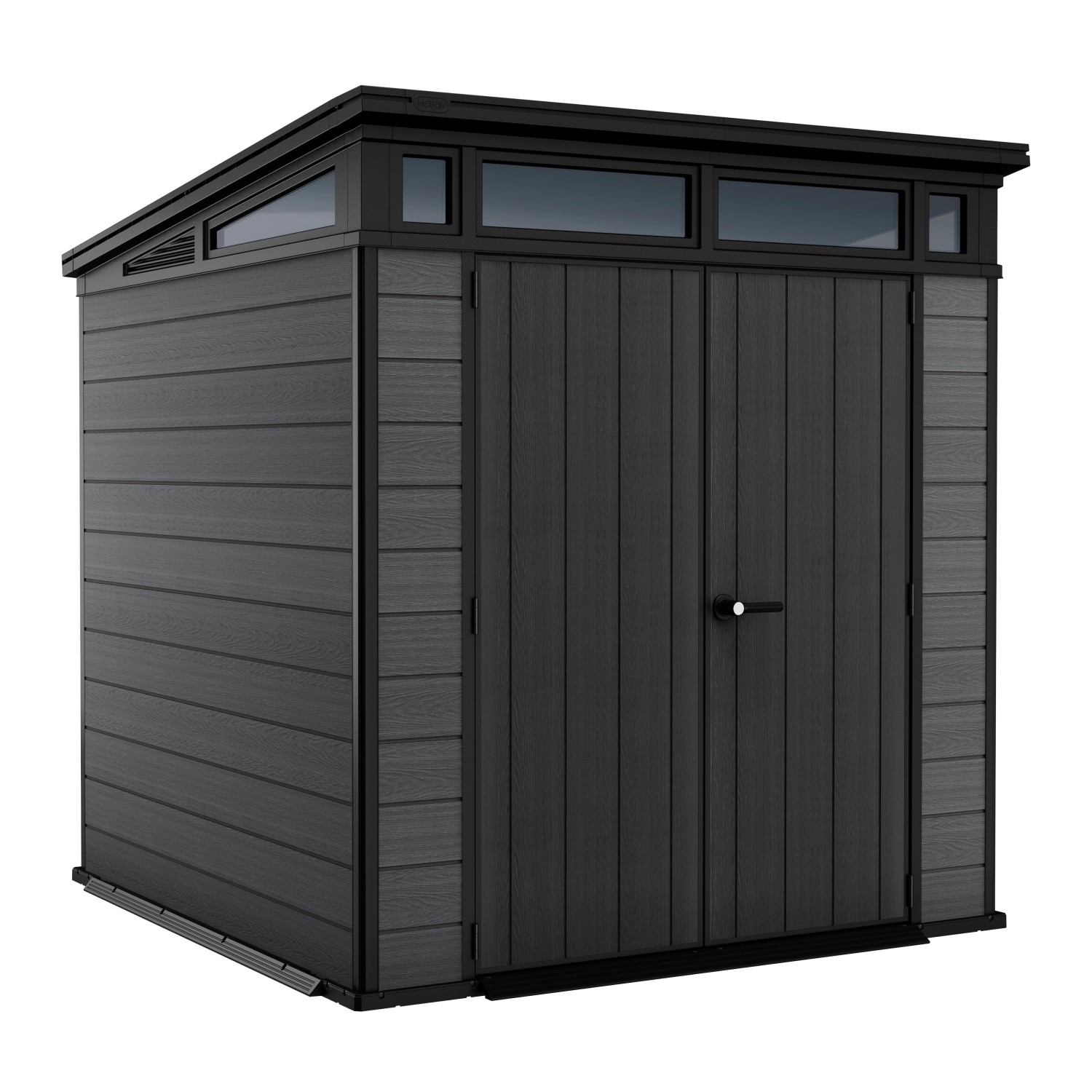 Keter Plastový zahradní domek Cortina 7x7, šedá, 216 x 218 x 226 cm