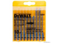 DeWALT Sada pilových listů k řezání kovu, 10-dílná