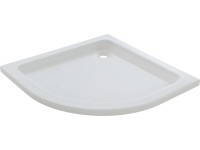 OBI Sprchová vanička Arda zaoblená bílá 3,5 x 80 x 80 cm