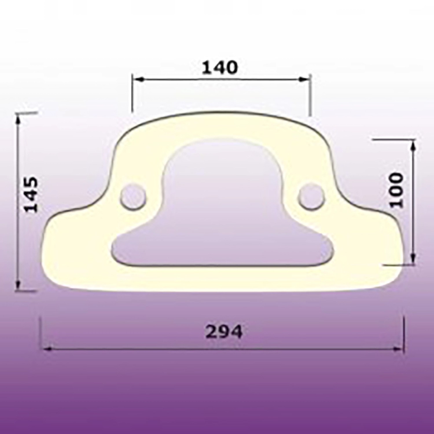 Těsnění WC kombi mezi nádrž a mísu typ B G4/98