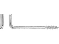 Šroubovací hák pozinkovaný rovný M4 x 40 mm, 6 ks
