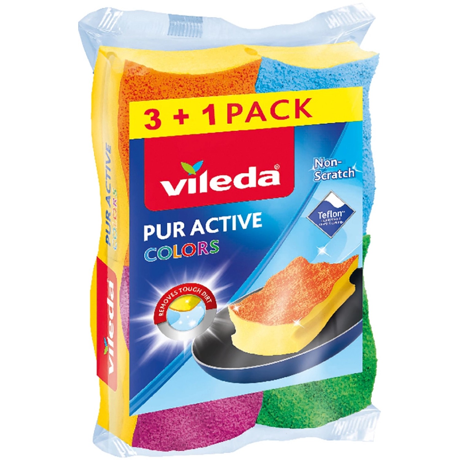 Vileda Houbička střední PUR Active 3 + 1