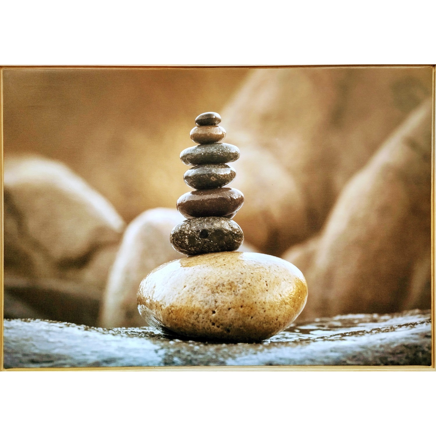 Bondecor Obraz, MDF rám, SHADOW Pagoda 59 x 84 cm