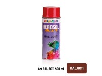 DUPLI-COLOR Lak ve spreji AEROSOL ART (8011) oříšková hnědá 400 ml DUPLI-COLOR Lak ve spreji AEROSOL ART (8011) oříšková hnědá 400 ml