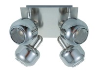 OBI Bodové svítidlo s kouřovým sklem 4 x E14