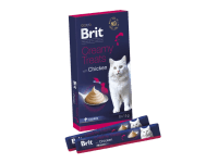 Brit Pamlsky pro kočky Premium by Nature Cat Creamy Treats with Chicken, 6x 15 g Brit Pamlsky pro kočky Premium by Nature Cat Creamy Treats with Chicken, 6x 15 g
