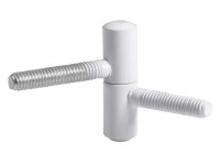 Závěs k zavrtání průměr 10 mm ocel bílý, 2 ks