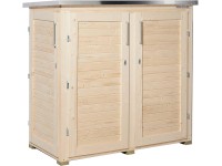 Weka Zahradní skříň Garten Q Teras, přírodní, 161 x 170 x 85 cm