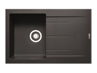 Pyramis Granitový dřez s odkapávačem Athlos 1B 1D, carbon, 79 x 50 cm