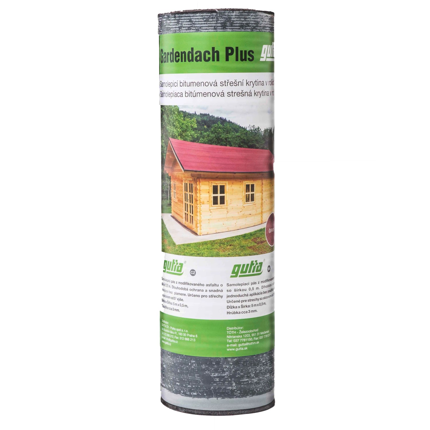 Gutta Asfaltový pás Gardendach Plus červený, 0,5 x 5 m
