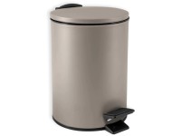 Spirella Nášlapný odpadkový koš Adelar, taupe matná, 3 l