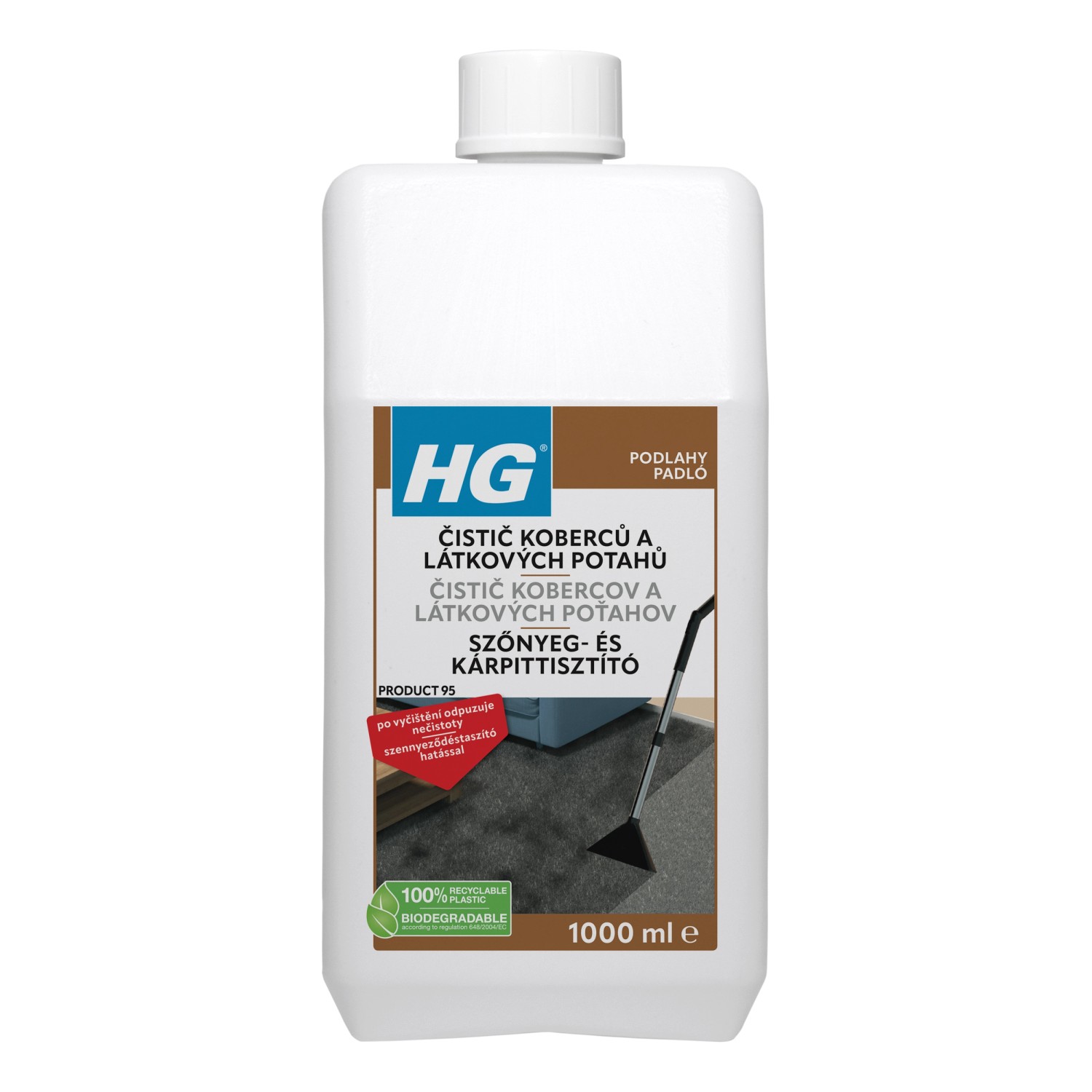 HG Čistič koberců a látkových potahů 1 l