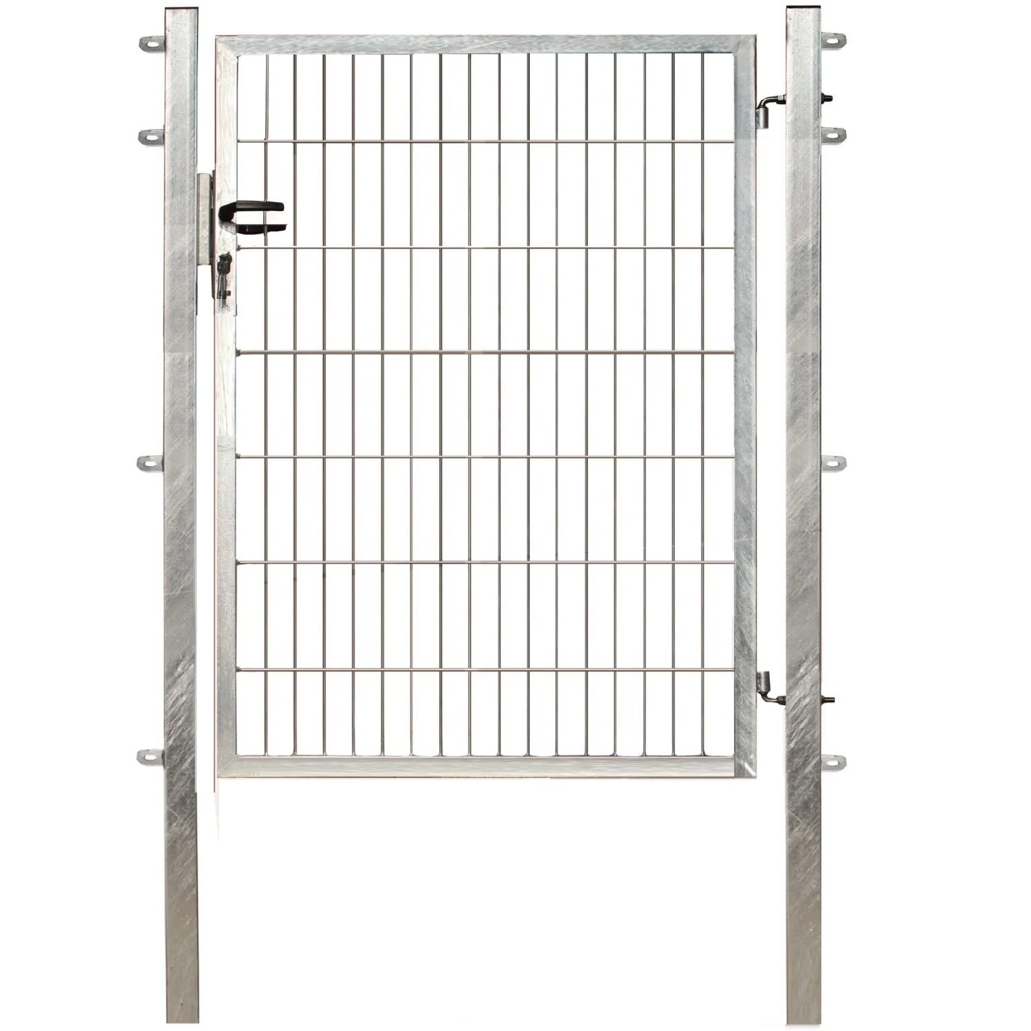 Floraworld Jednokřídlá branka Comfort se zámkem na klíč pozink 140 x 100 cm