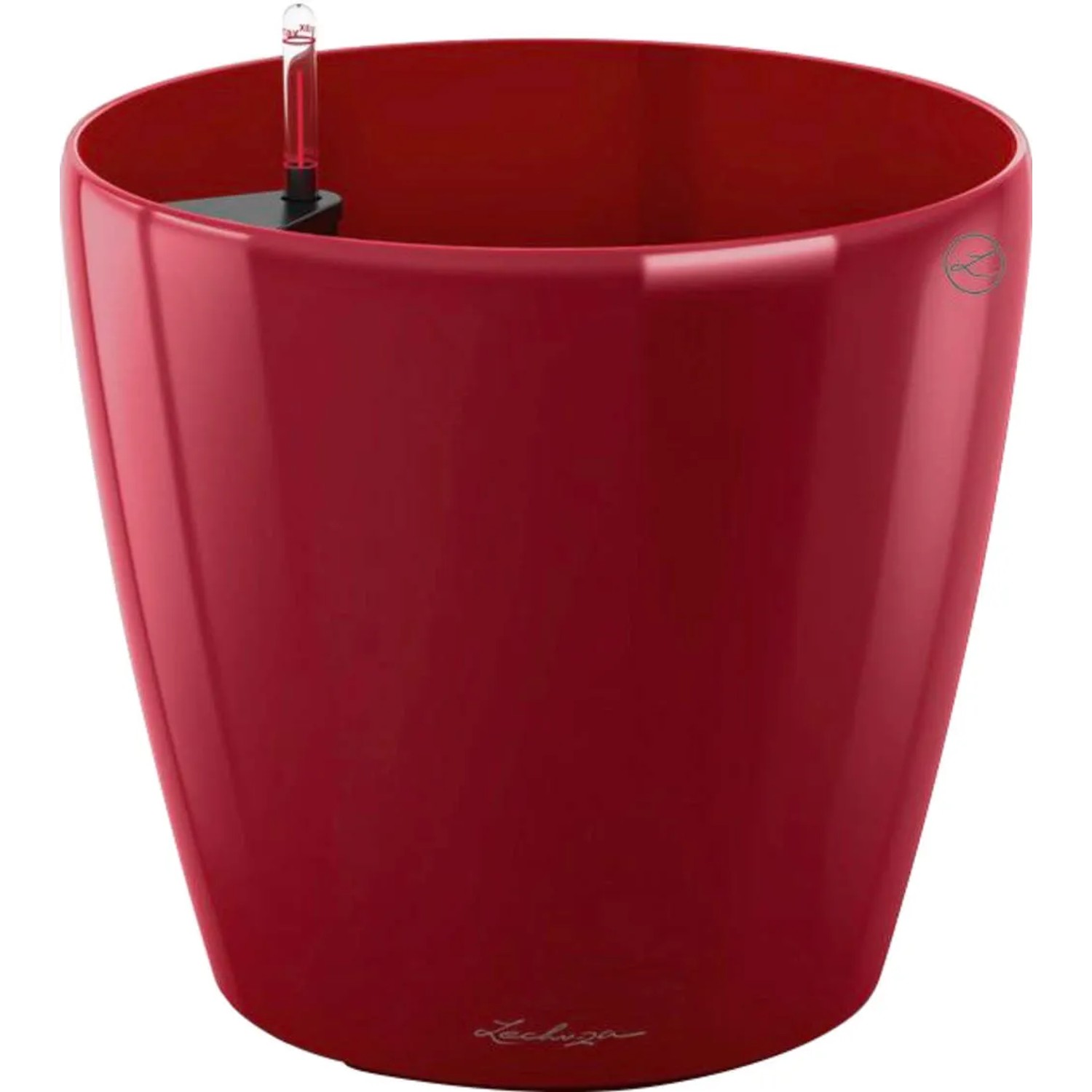 Lechuza Květináč Classico Premium 70, červená vysoce lesklá, pr. 70 x 65 cm