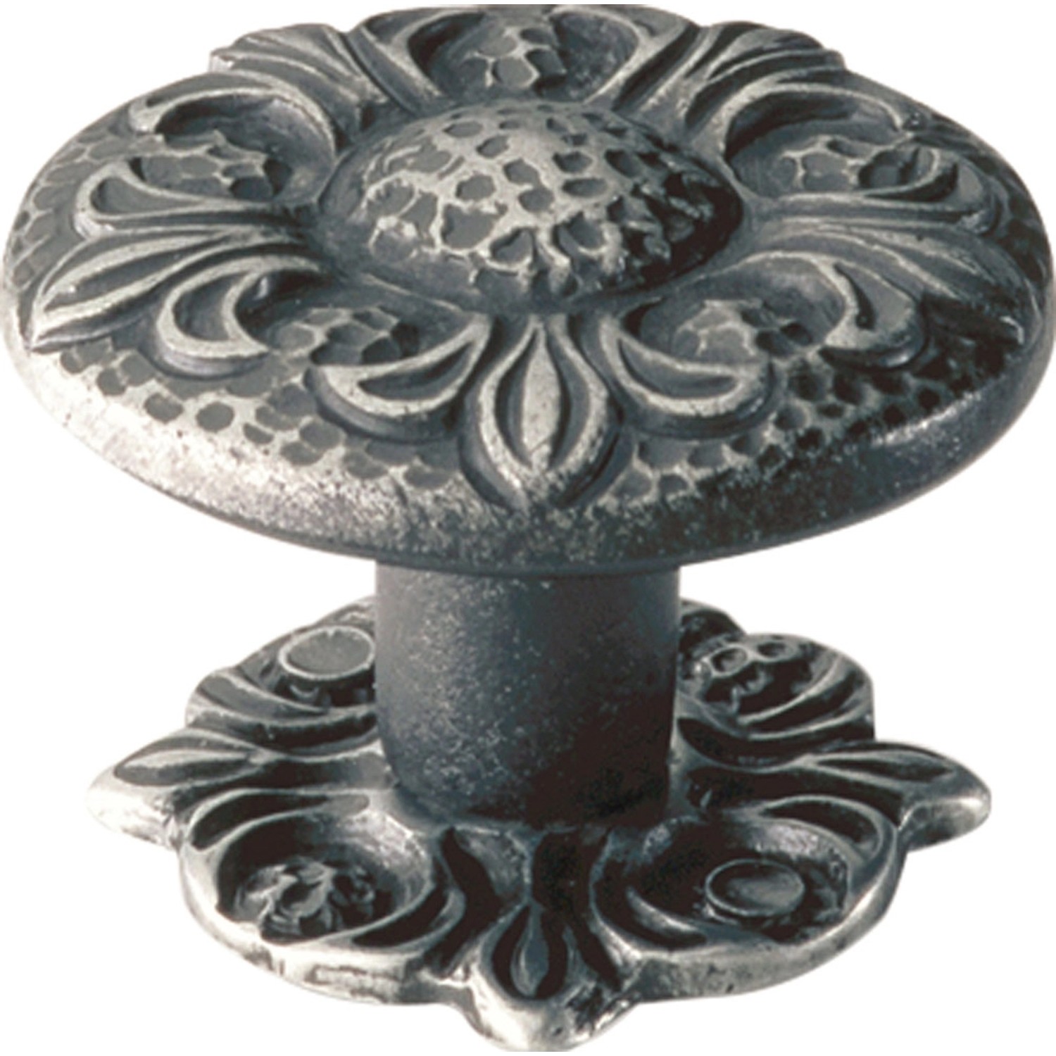 Knoflík 357 železný leštěný 33 mm x 33 mm x 25 mm