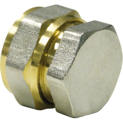 PIPETEC Závitová koncová zátka SFS16 měděná, 16x2