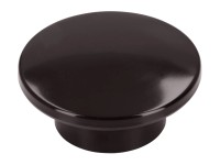 Siro Nábytková knopka 0104 kulatá, plast hnědý 47 mm