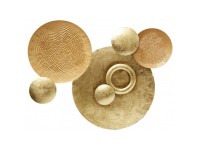 FALC Nástěnná kovová dekorace 3D 21SMA0235, 70 x 50 x 7 cm