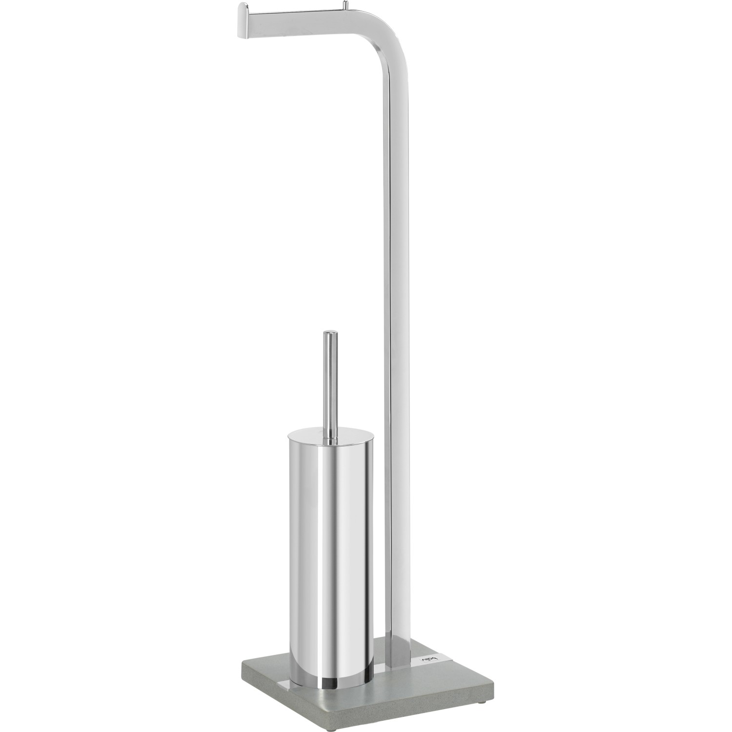 baliv Souprava WC štětky s držákem papíru, chromovaná, 73,3 x 20 x 26 cm