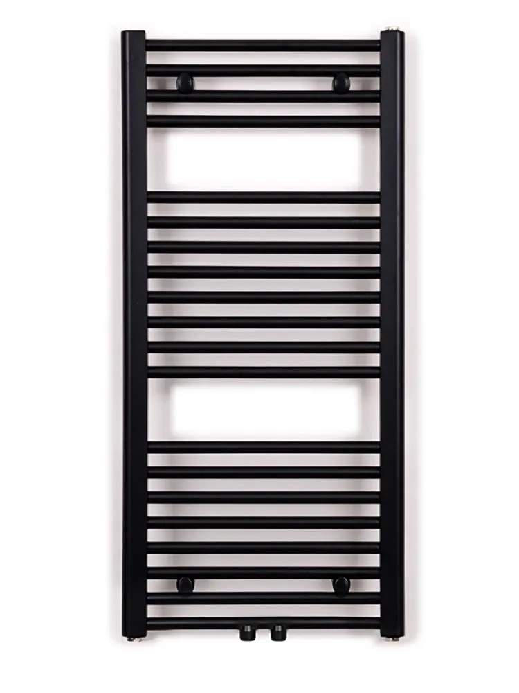 Thermal Trend Koupelnový žebříkový radiátor KD 450/960 černý nakoupit u OBI