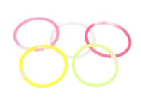 Svítící náramky 5 x 200 mm, 100 ks vč. spojek Svítící náramky 5 x 200 mm, 100 ks vč. spojek