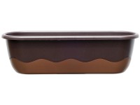 Plastia Truhlík samozavlažovací Mareta čokoláda/bronzová 60 cm