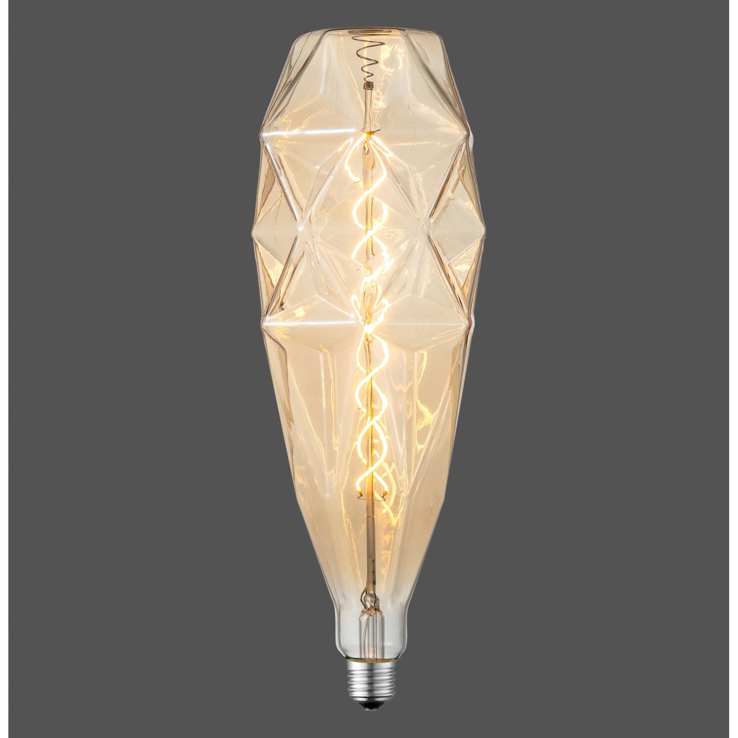Leuchten Direkt Filam. LED žárovka E27, 350lm, 2700K, 6W, jan. sklo, pr
