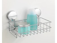 Wenko Nástěnná police Static Loc Plus ocelová 24 cm x 13 cm x 13,5 cm chromová