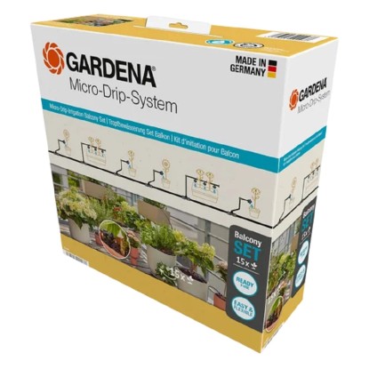 GARDENA Micro-Drip-System Startovní set pro balkony (15 rostlin)