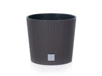 Prosperplast Květináč s vkladem Rato Round 20 cm, umbra