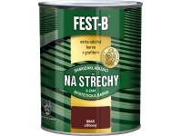 FEST-B Antikorozní nátěr na železo 2v1 na střechy S2141, 0845 cihlová, 800 g
