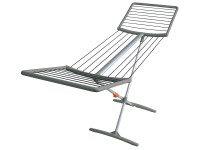 JUWEL Sušák na prádlo FashionDry Autostretch, Obsidian Grey, 180 x 57,5 x 114 cm