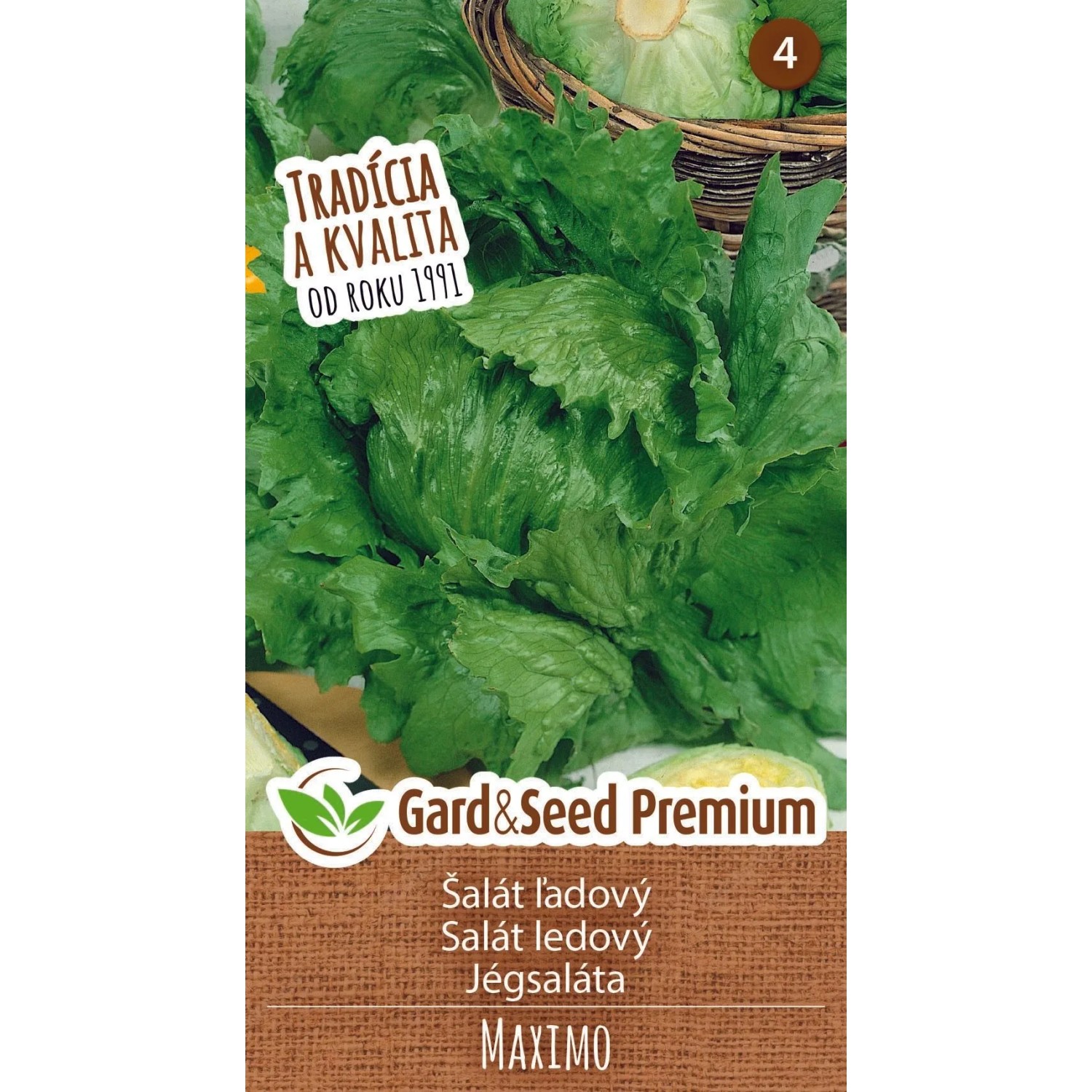 GardenSeed Premium Semínka Salát hlávkový Maximo