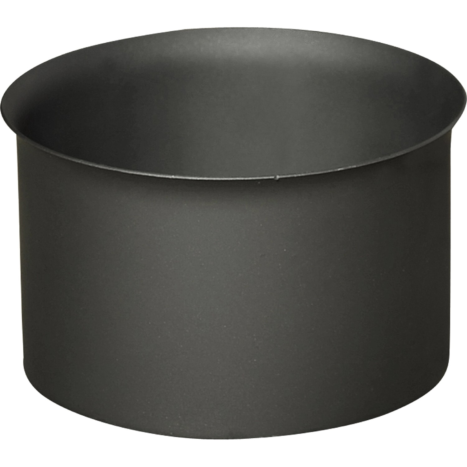 Zděř kouřová silnostěnná černá, pr. 120 mm