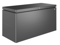 Biohort Zahradní box LoungeBox 160 tmavě šedý, 160 x 70 x 83,5 cm
