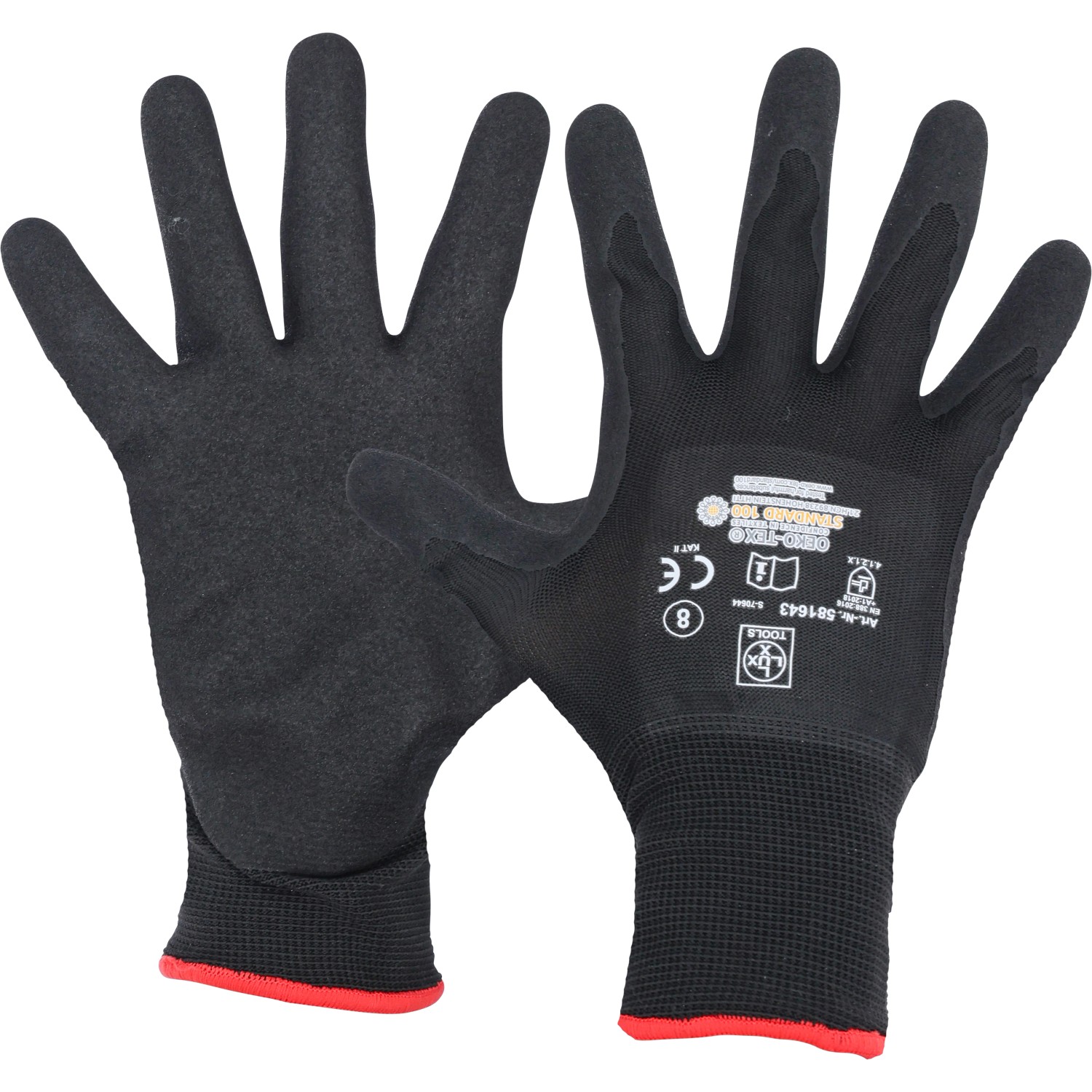 LUX Pracovní rukavice, zelené, vel. 10