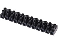 Svorkovnice 12pólová, černá, pr. 0,5-4 mm2