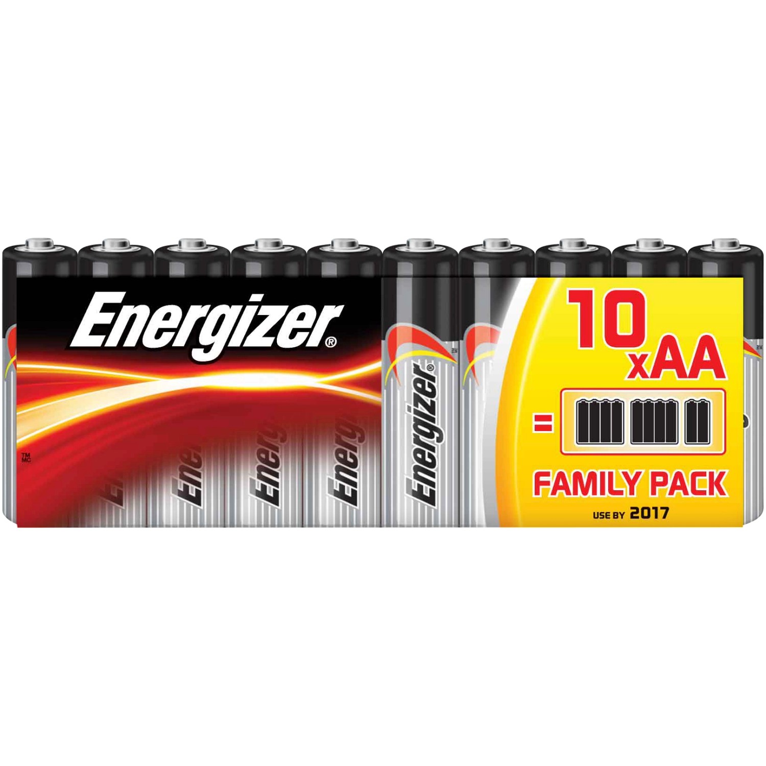 Energizer Baterie Family Pack AA, 10 ks